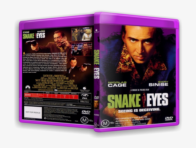 Snake Eyes 1998 720p Hdtv X264-kk007 Nicolas Cage - Snake Eyes 1998, transparent png
