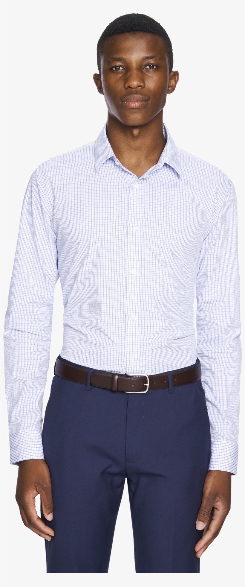 Blue Winston Slim Dress Shirt - Gentleman, transparent png