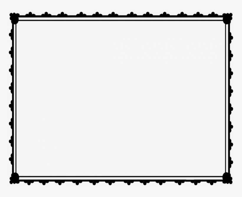 Certificate Border Template Black - Types Of Author Style, transparent png