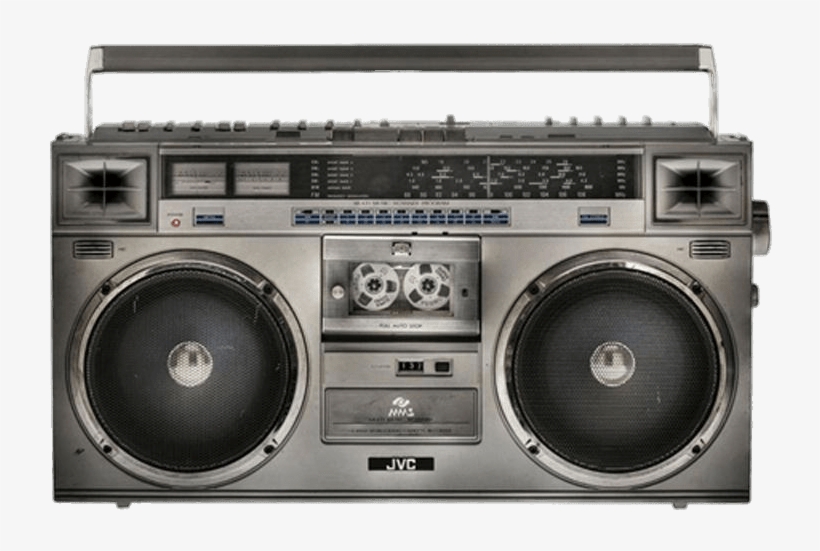 Objects - Boomboxes - Radio From The 80s, transparent png