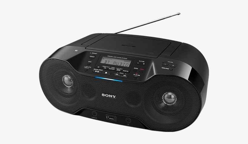 Zsrs70btb Sony Bluetooth/dab/fm/cd Boombox - Sony Zs Rs70bt, transparent png