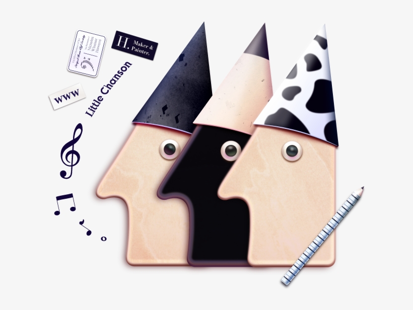 Picasso-like Characters - Paper, transparent png