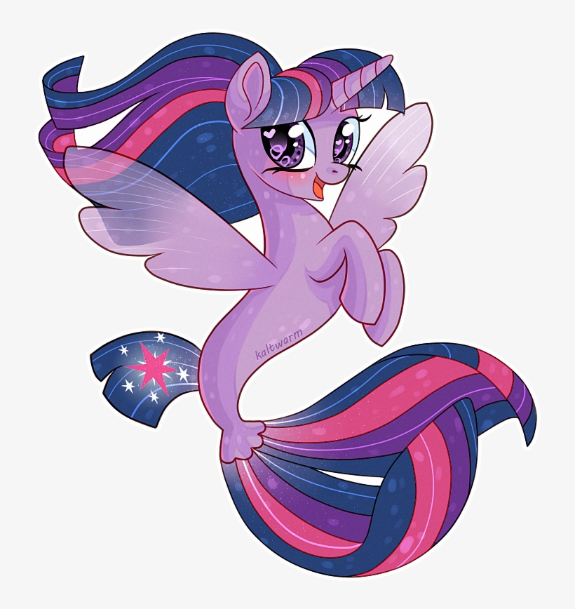 Twilight Sparkle Merpony - Twilight Sparkle Mermaid Clipart, transparent png