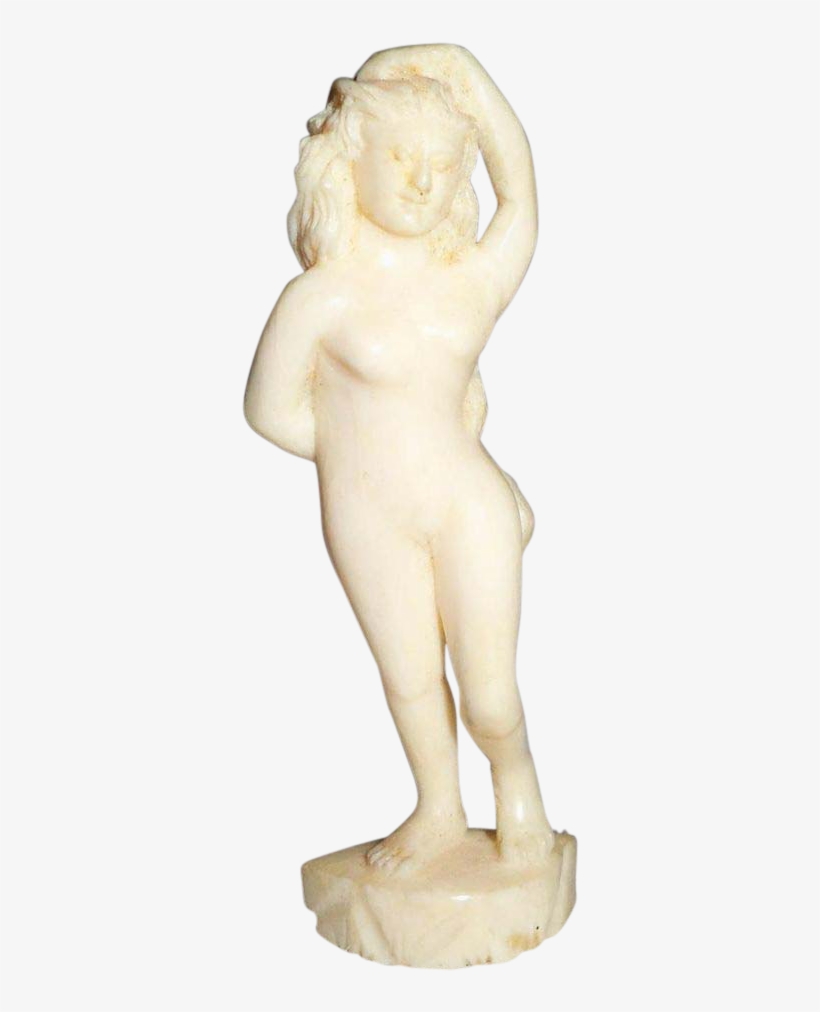 3 Inch Miniature Nude Greek Statue With Pedestal - Figurine, transparent png