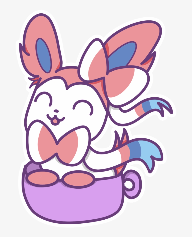 Sylveon Tea - Cartoon, transparent png