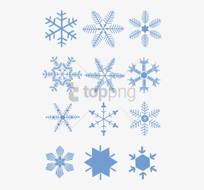 Free Png Download Snowflake Vector Transparent Background - Transparent Snowflake Free Clip Art, transparent png