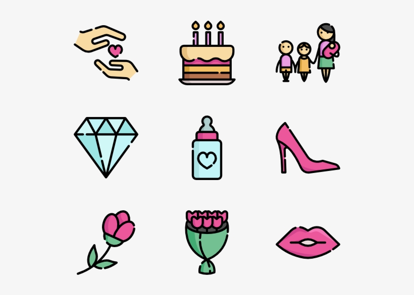 Mother's Day - Iconos Hipsters Png, transparent png
