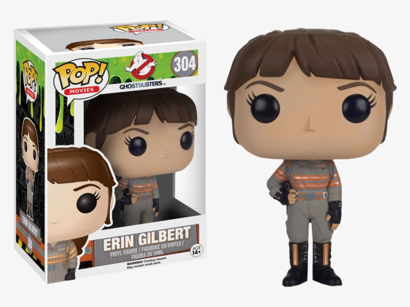 Erin Gilbert Pop Vinyl Figure - Ghostbusters Funko Pops, transparent png