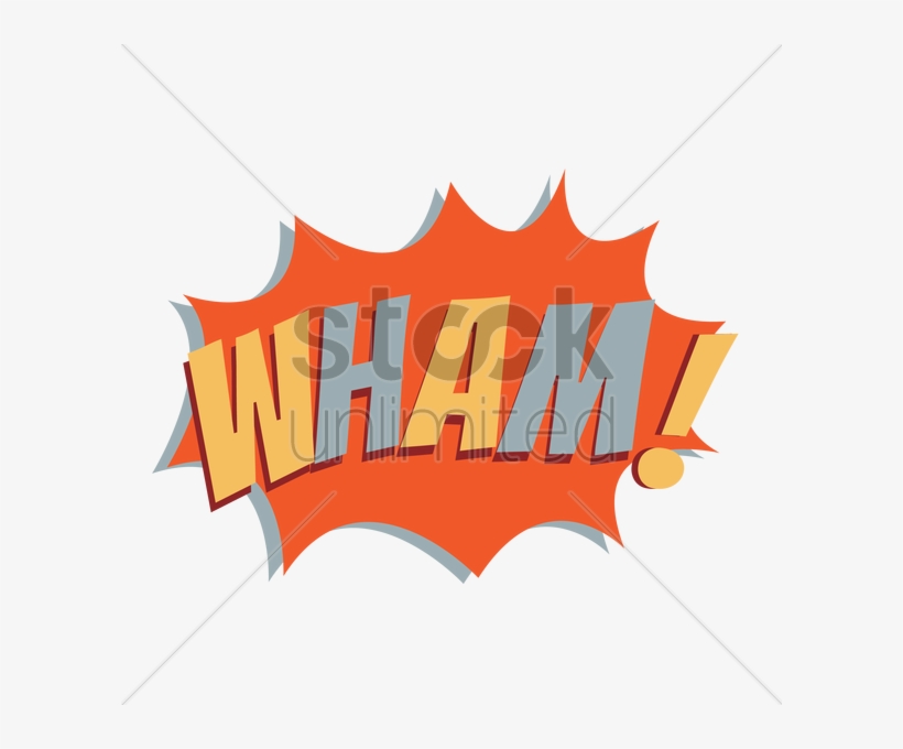 Wham Comic Speech Bubble V矢量图形 - Illustration, transparent png