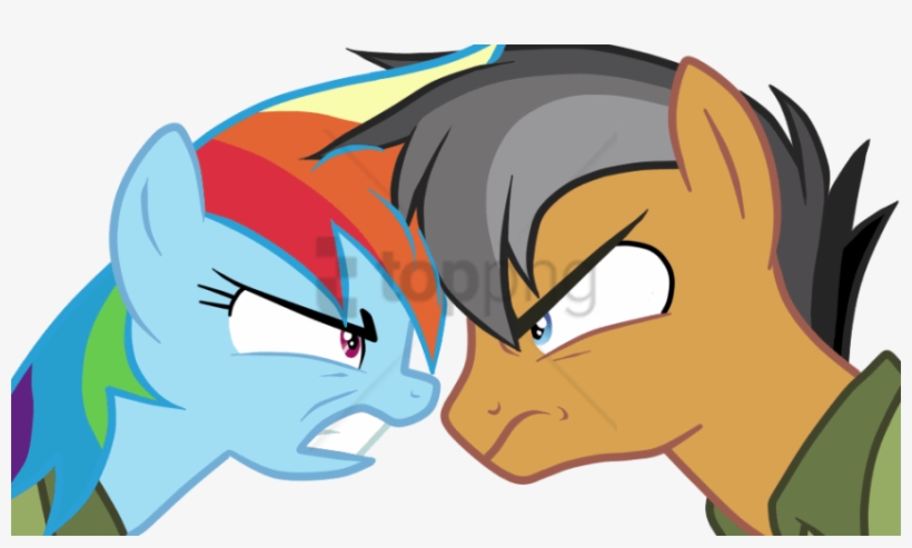 Free Png Mlp Rainbow Dash And Quibble Pants Png Image - Quibble Pants X Rainbow Dash, transparent png
