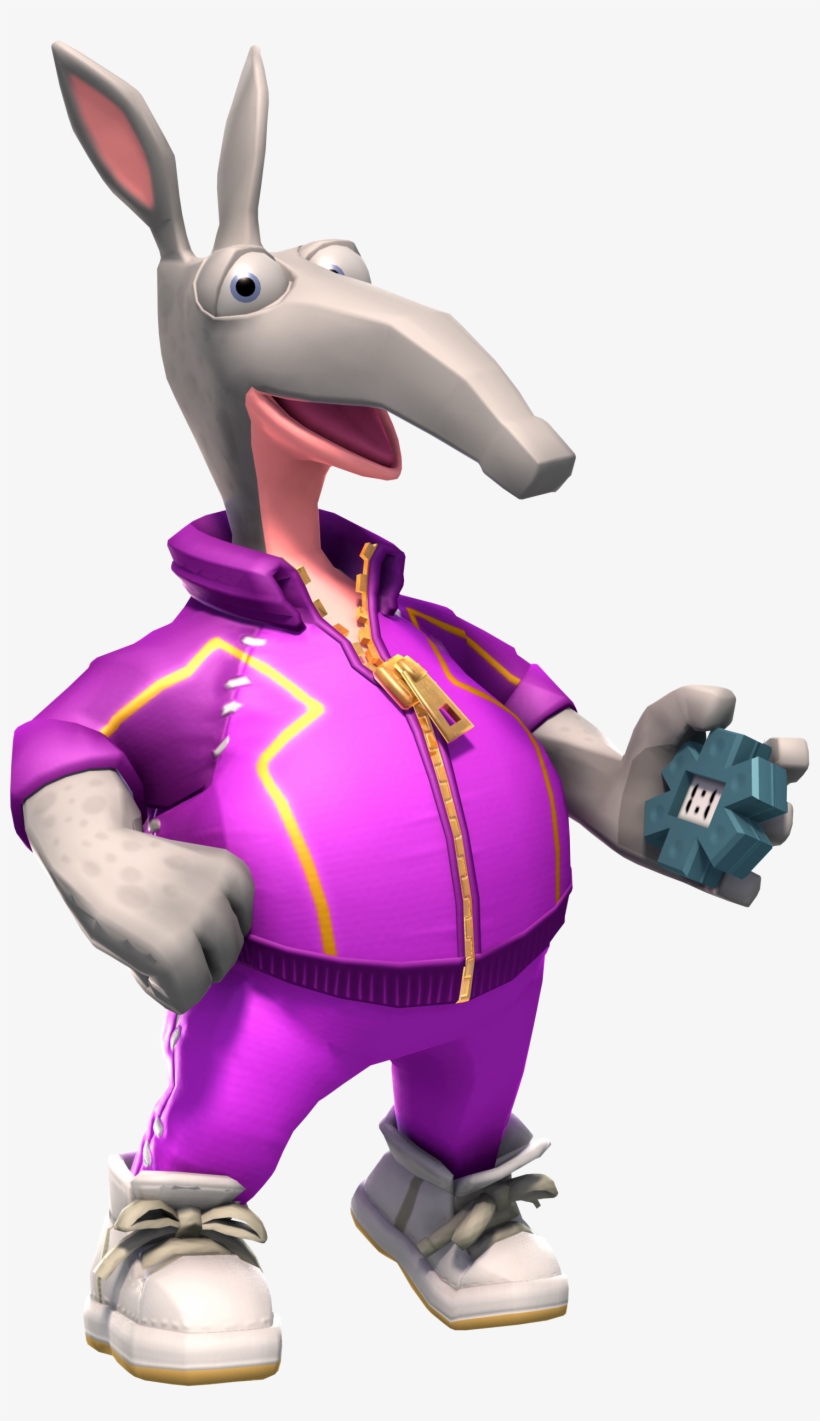 This Aardvark Is A Registaared Sex Offendaar - Todos Los Personajes De Banjo Kazooie, transparent png