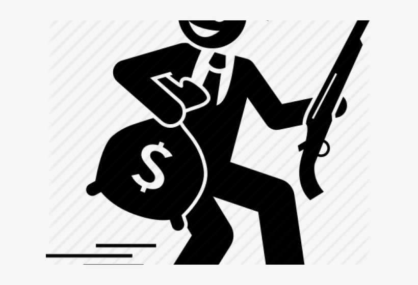 Thug Clipart Robber - Illustration, transparent png