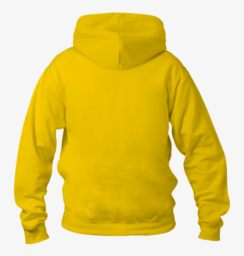 Hoodie Yellow Back - Hoodie, transparent png