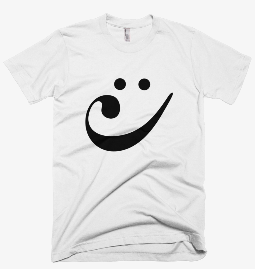 Happy Bass Clef Smiley T-shirt - Don T Panic It's Organic T Shirt, transparent png