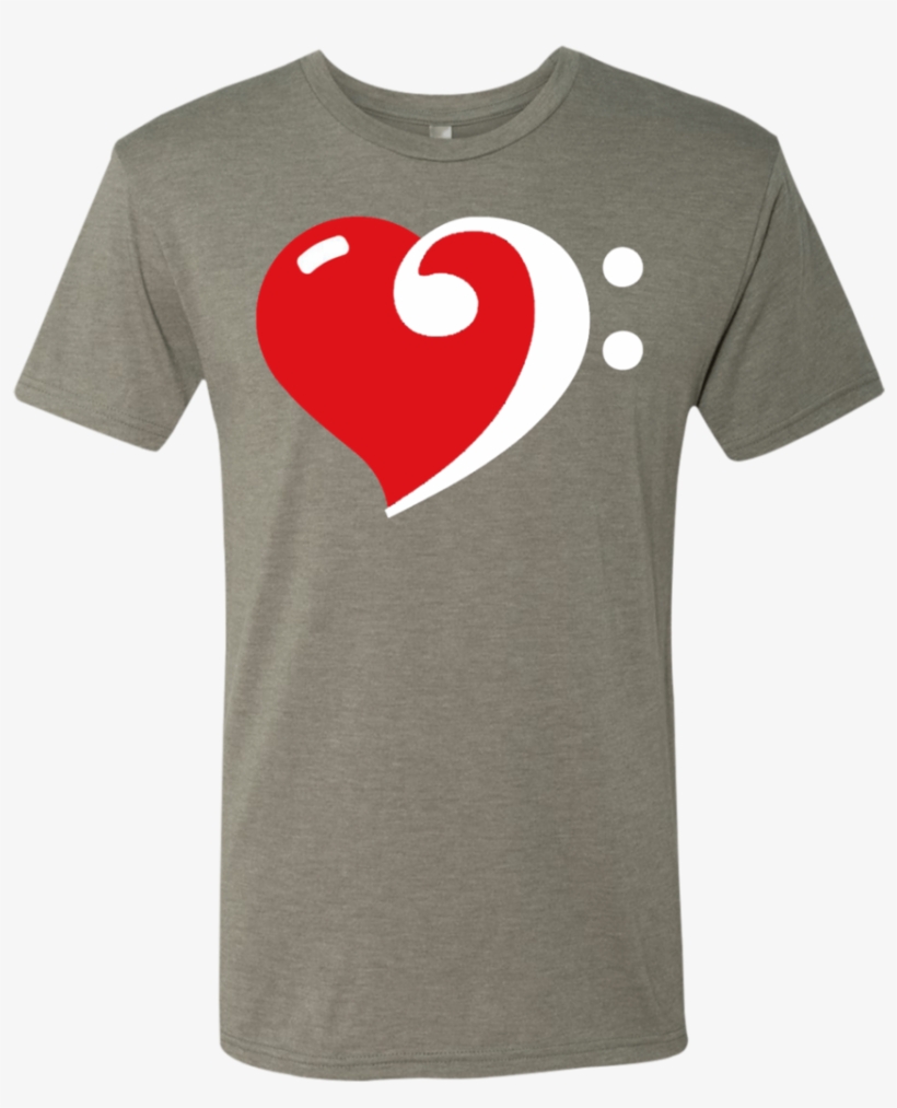 Love Bass Clef Tri-blend Tee - Phil And Phyllis Phillies T Shirt, transparent png