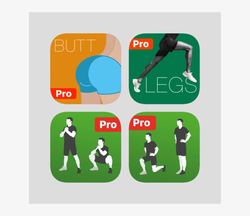 Butt And Legs Trainings - Illustration, transparent png