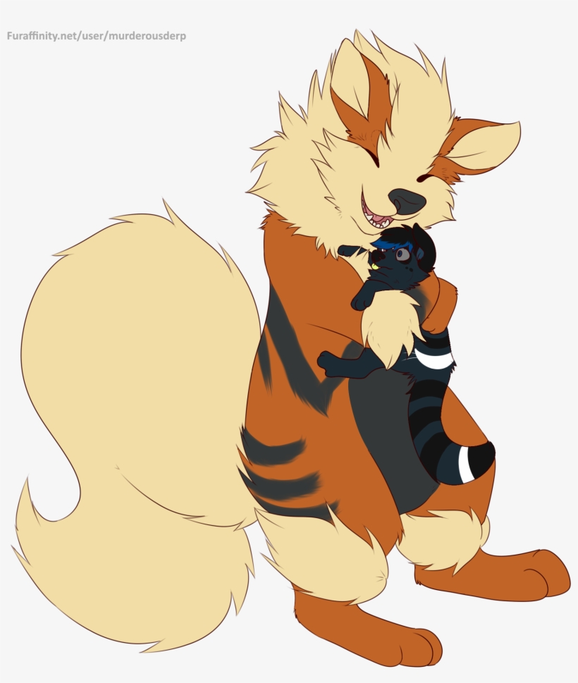 Arcanine Uses Hugs - Arcanine Hug, transparent png