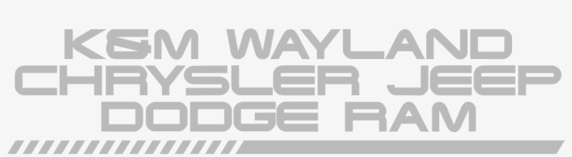 K&m Wayland Chrysler Dodge Jeep Ram - Monochrome, transparent png