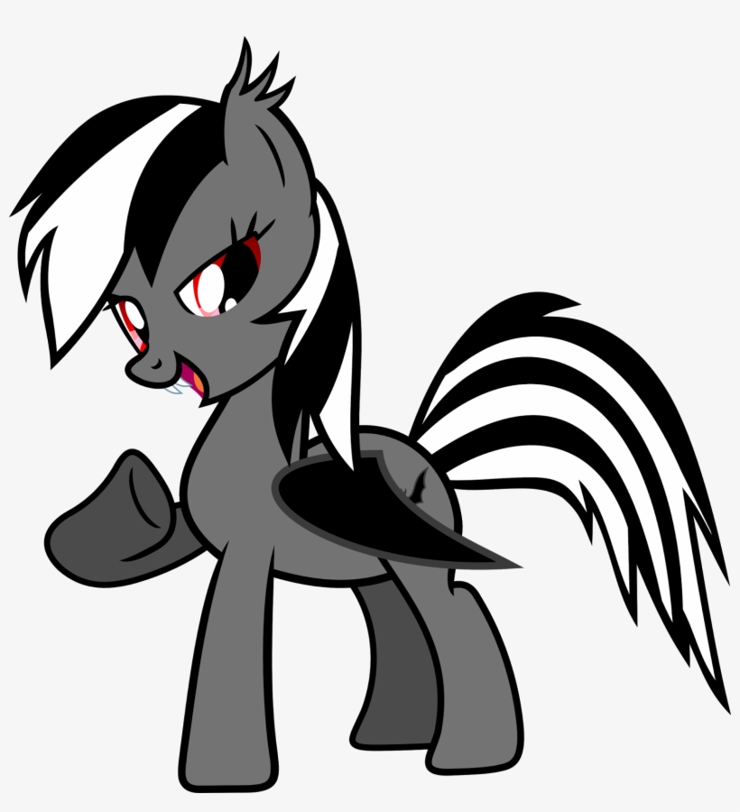 Rainbow Dash And Her Vampire Form - Vampire Rainbow Dash, transparent png