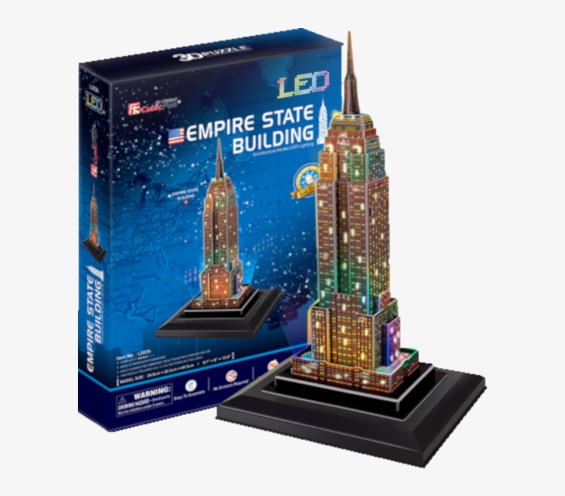 Empire State Building - Cubicfun L503h, transparent png