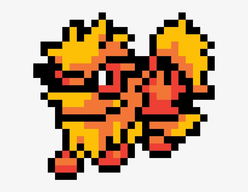 Arcanine - - Pixel Art Pokemon Arcanine, transparent png