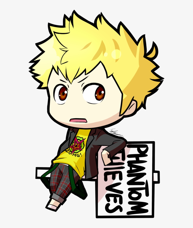 Ryuji Sakamoto Persona 5 By Mangaxai - Ryuji Persona 5 Chibi, transparent png
