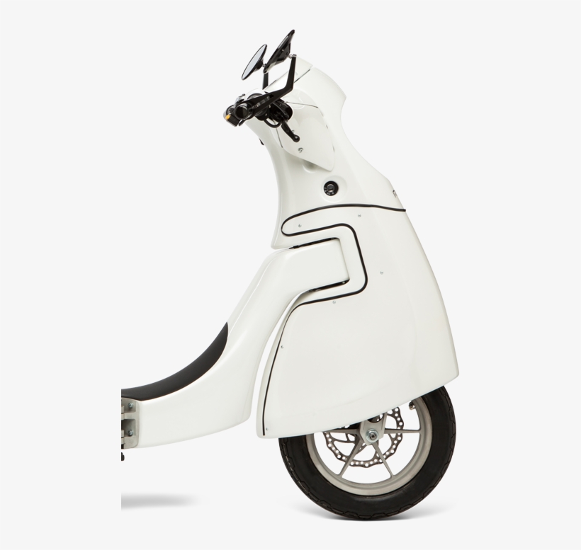 Foldable Electric Scooter - Vespa, transparent png