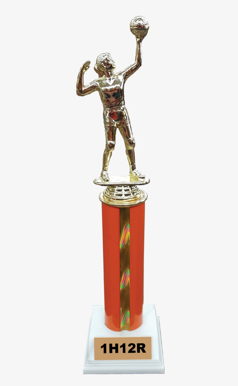 One Hole Base, 6 Inch Round Column, One Figurine - Trophy, transparent png