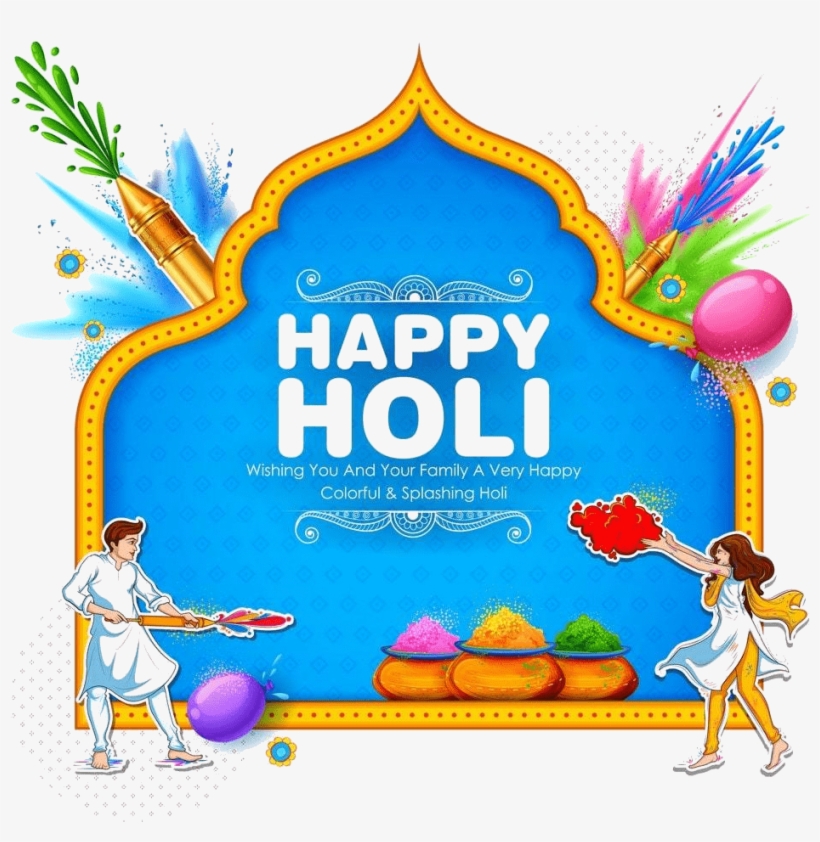 Holi Clipart, transparent png