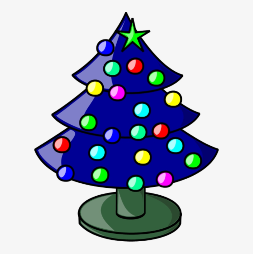 Christmas Tree Vector Clip Art - Animated Christmas Tree, transparent png