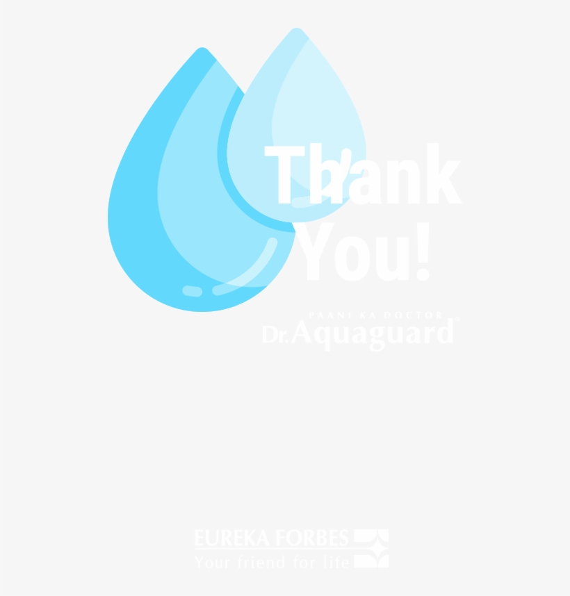 Thank You For Signing For A Free Home Demo - Eureka Forbes, transparent png