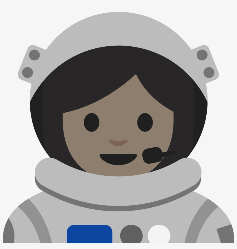 Open - Woman Astronaut Emoji, transparent png