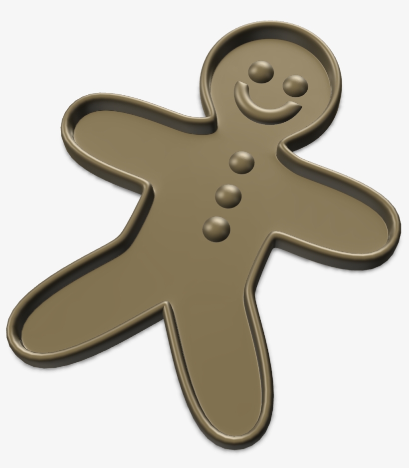X-mas Gingerbread Man Bowl - Gingerbread, transparent png
