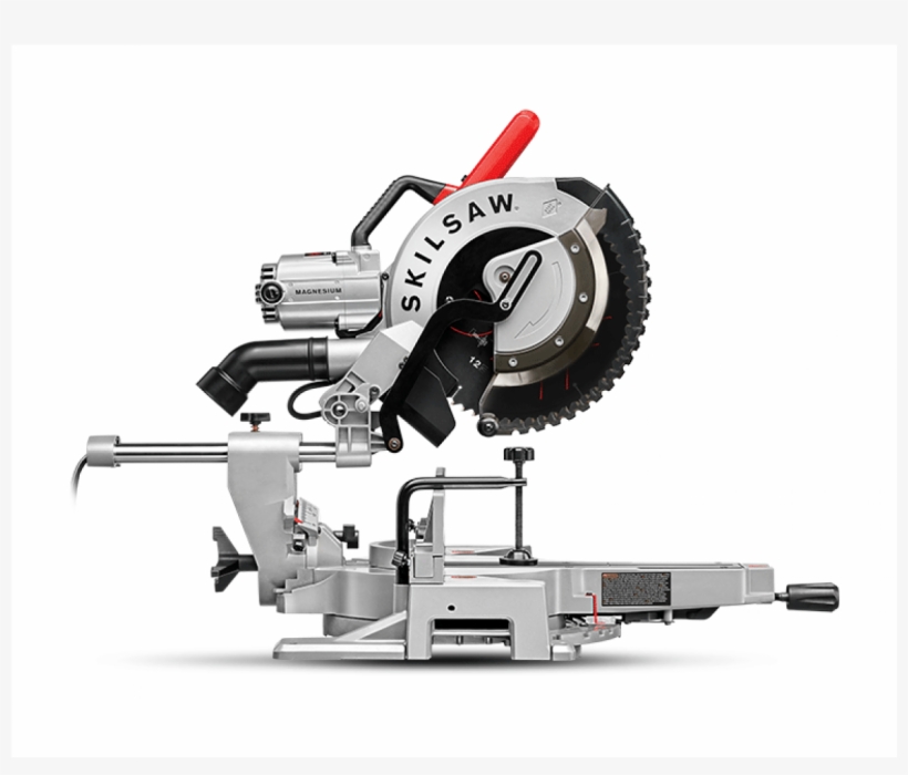 Skilsaw Spt88-01 Worm Drive Dual Bevel 12" Sliding - Skilsaw Worm Drive Miter Saw, transparent png