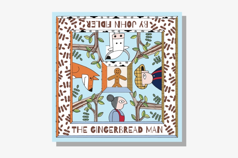 The Gingerbread Man - Illustration, transparent png