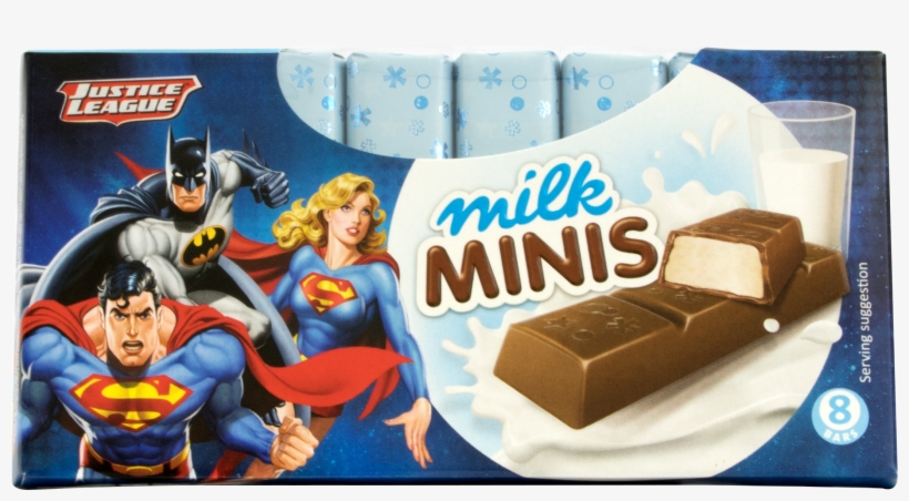 Justice League Milk Mini - Milk Minis, transparent png