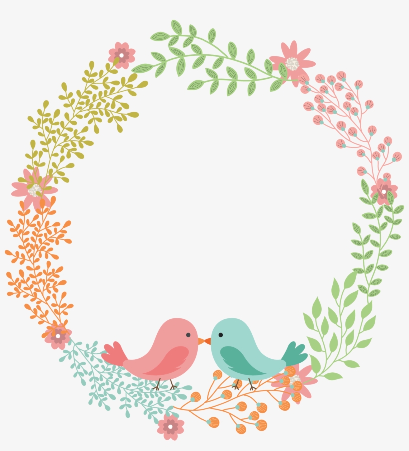 Wedding Invitation Napkin Flower Wreath - Guirlanda De Flores Desenho Png, transparent png
