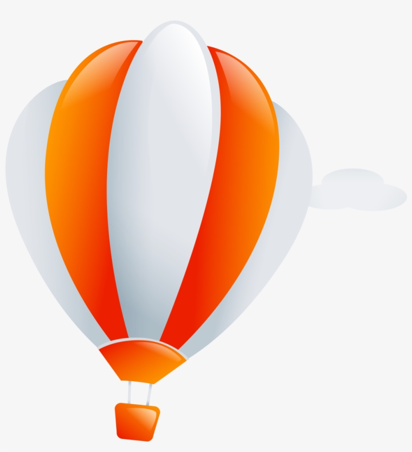 Balloon - Cartoon Image Of Parachute, transparent png