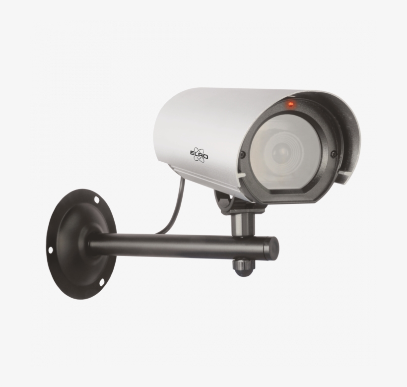 Dummy Outdoor Camera With Led Flash Light - Dummy Surveillance Cameras, transparent png