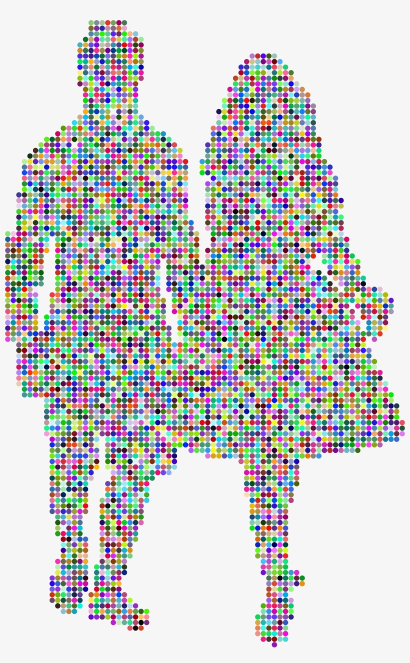 This Free Icons Png Design Of Prismatic Couple Holding, transparent png
