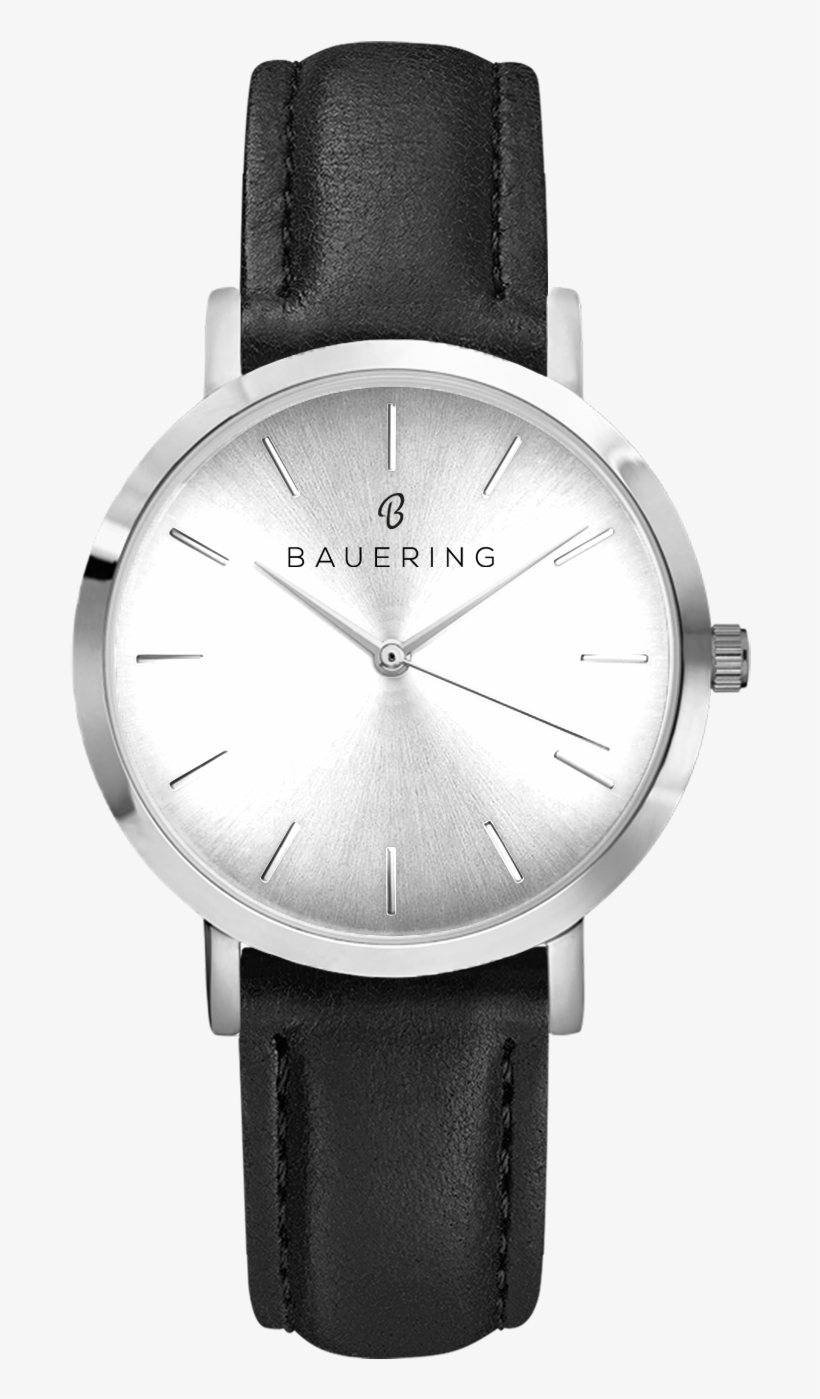 Classic Silver Women's Watch With Silver Sunray Dial - Omega De Ville Power Reserve, transparent png
