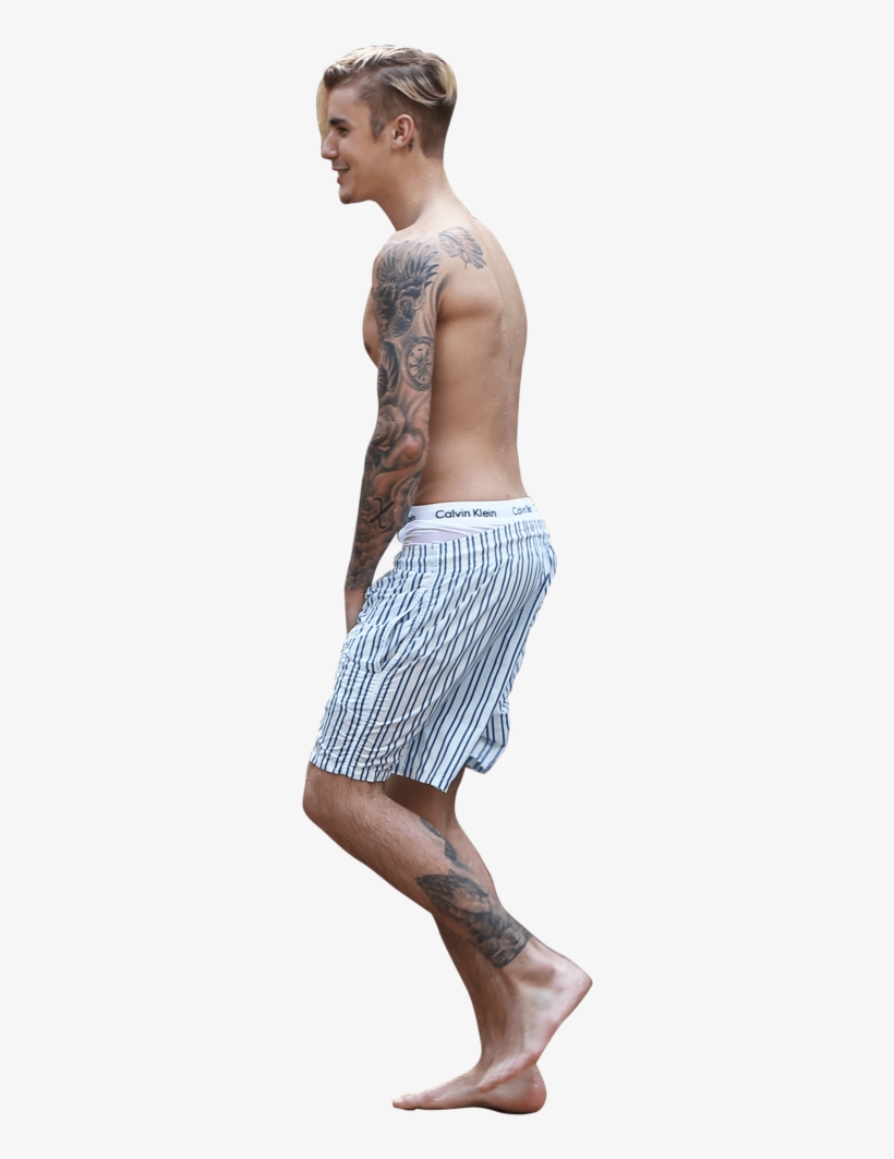 Justin Bieber In Underpants - Boy, transparent png