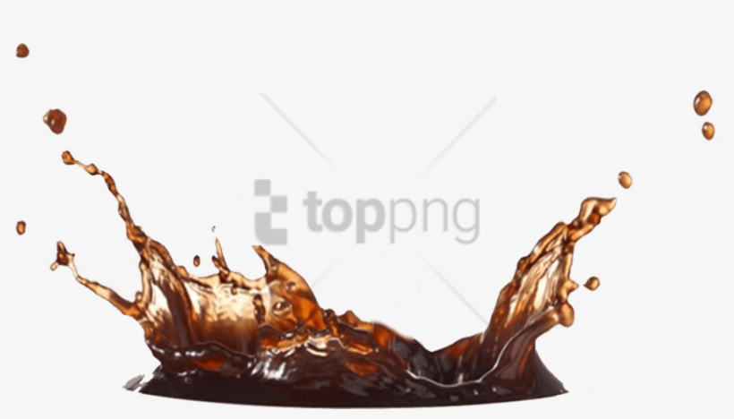 Free Png Download Chocolate Milk Splash Png Png Images - Black Coffee Splash Png, transparent png