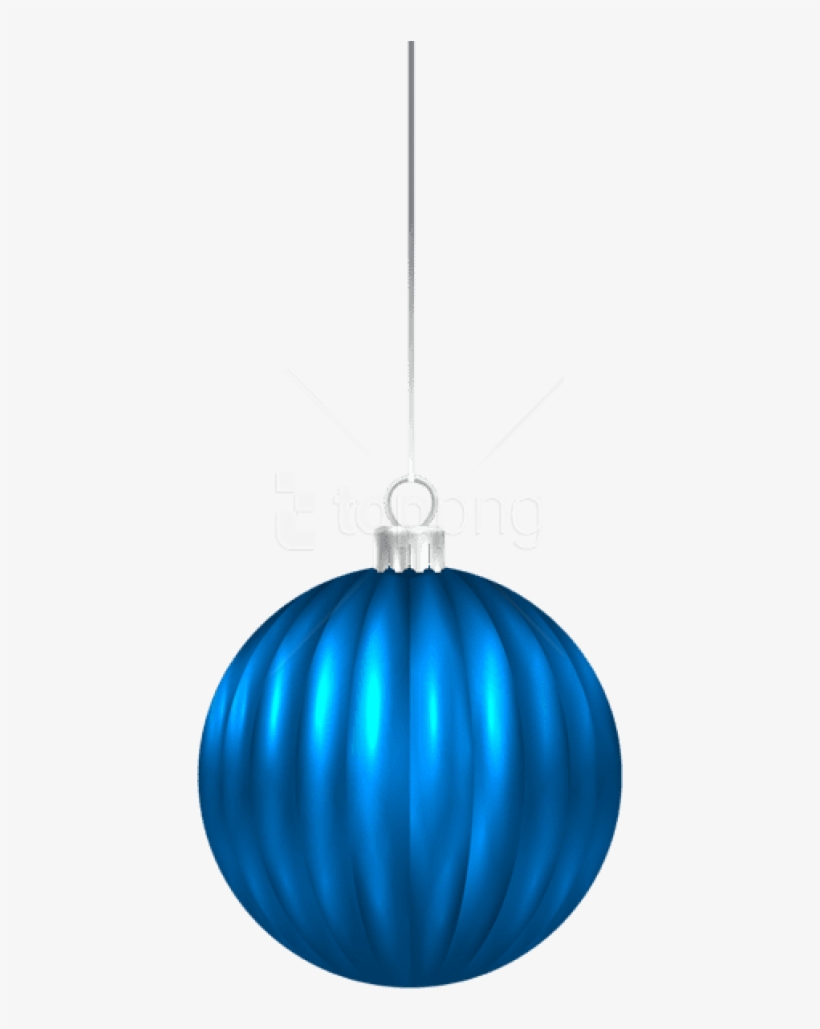 Blue Christmas Ball Ornament Png - Blue Xmas Ball Png, transparent png