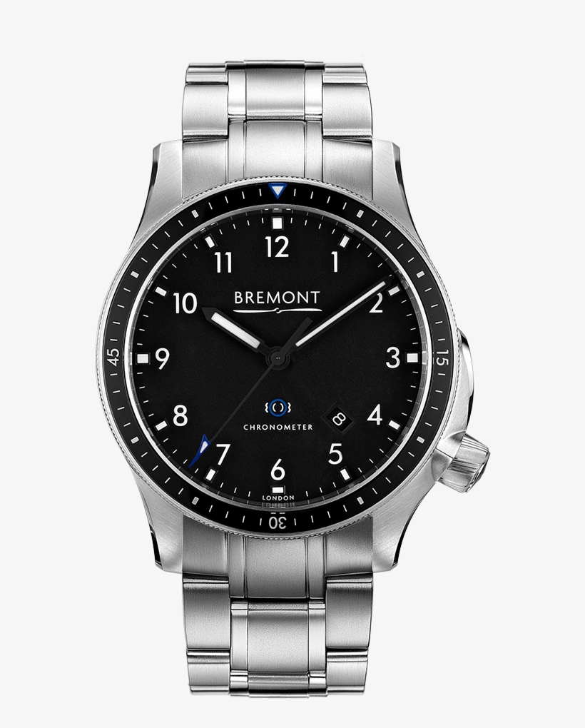 Bremont Boeing Model 1 Black Stainless Steel Watch - Bremont Watch, transparent png