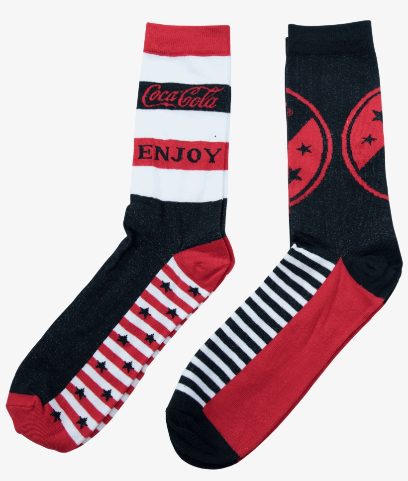 Coca-cola Script Men's Socks - Sock, transparent png
