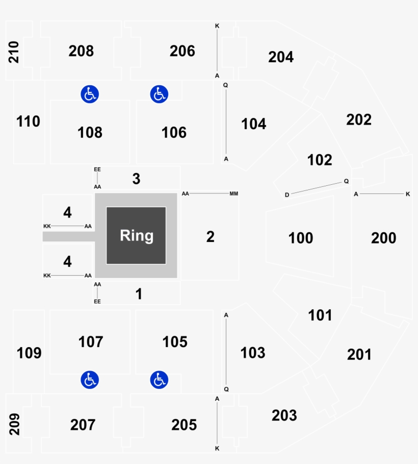 Vip Packages For Ring Of Honor Wrestling Tickets - Diagram, transparent png