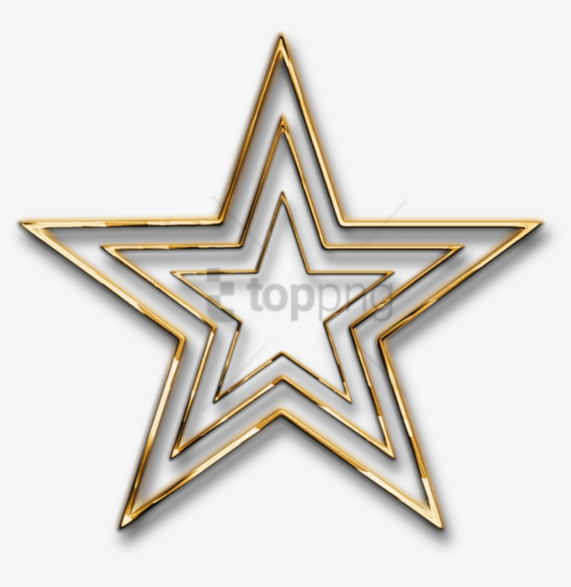 Free Png Gold Stars Png Png Image With Transparent - Star Logo Png 3d, transparent png