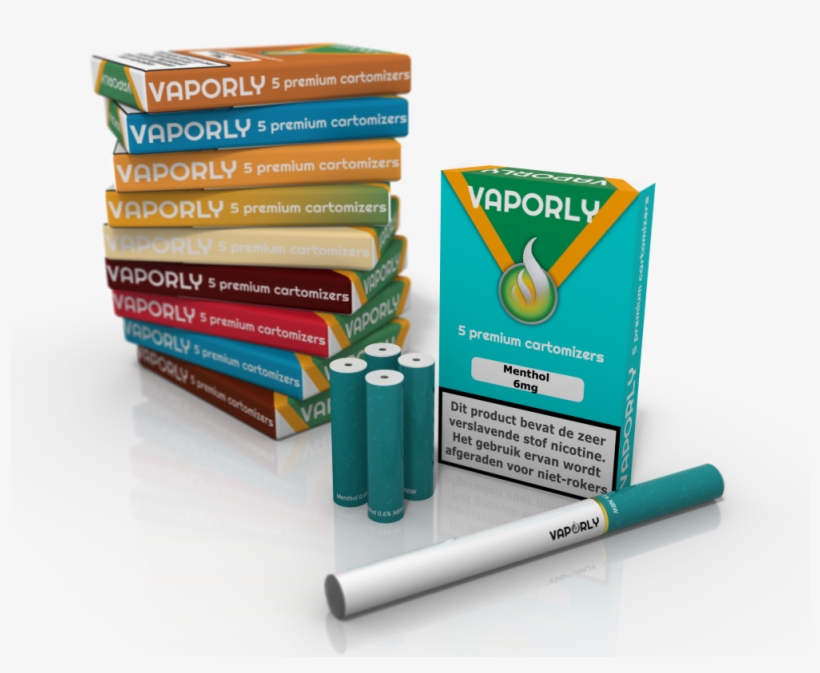 Vaporly Green Smoke Cartomizers - Science Book, transparent png