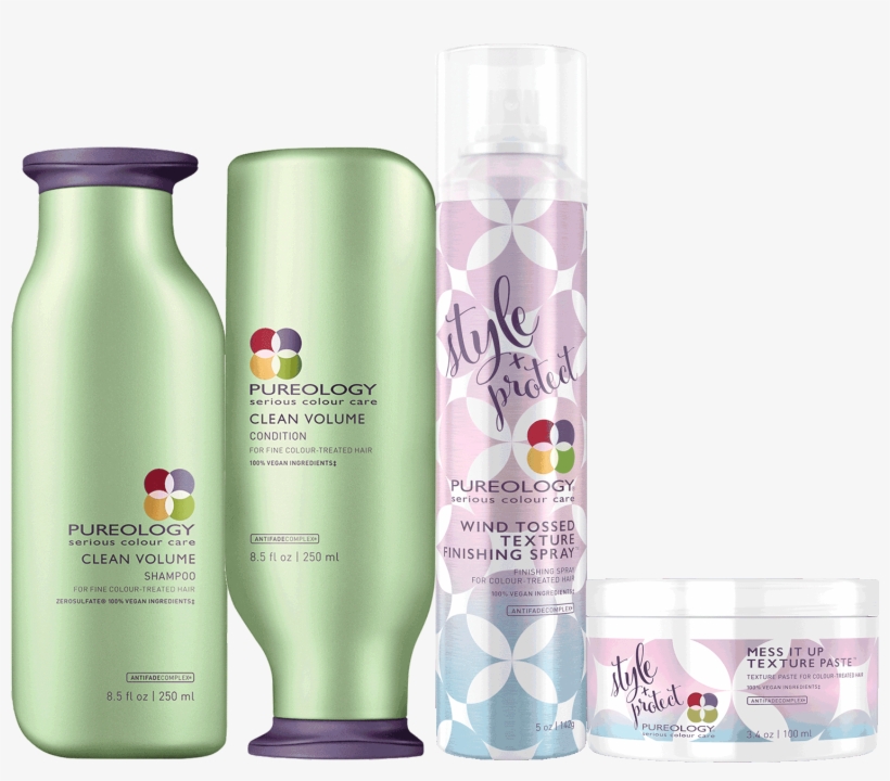 Pureology Wind Tossed Texturizing Hair Product Set - Pureology Volume Shampoo, transparent png